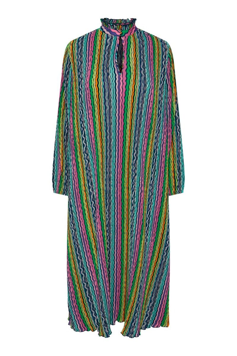 Y.A.S - Kjole - Culla Ls Midi Dress S. - Iris Orchid