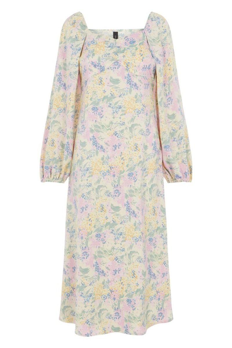 Y.A.S - Kjole - Dottea 7/8 Midi Dress - Gardenia