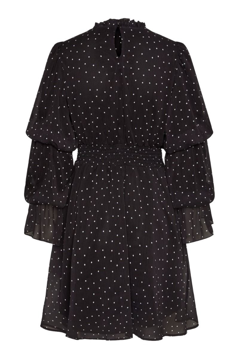 Y.A.S - Kjole - YAS Eleanor LS Dress - Black