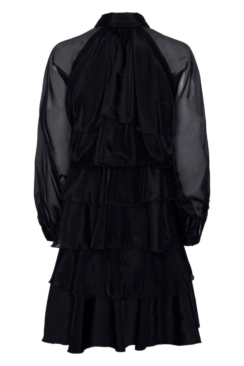 Y.A.S - Kjole - Eloise LS Dress - Black