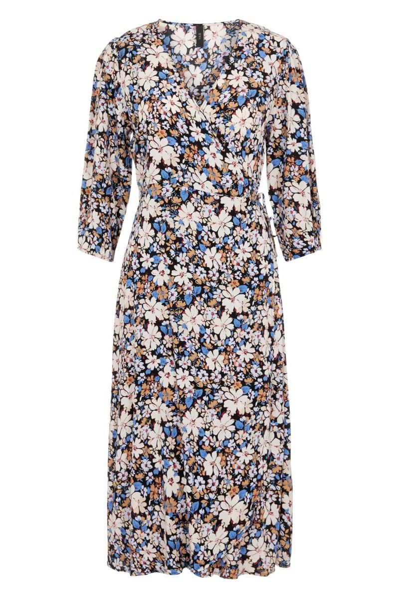 Y.A.S - Kjole - Essence 3/4 Midi Dress - Black