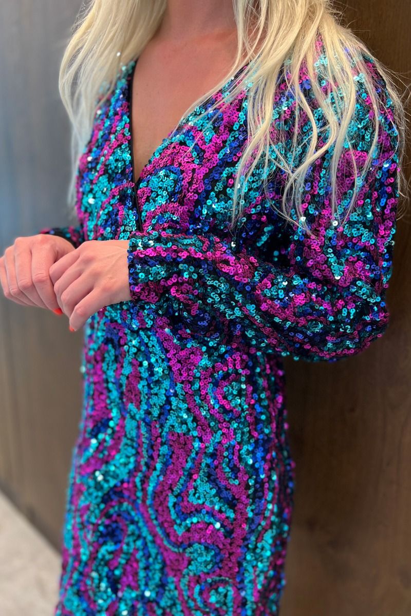 Y.A.S - Kjole - Flua LS Dress - Black