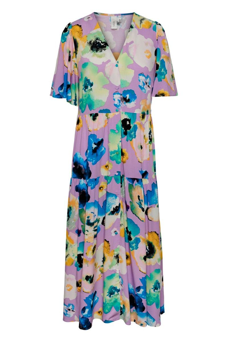 Y.A.S - Kjole - Malou 2/4 Long Shirt Dress S. - Sheer Lilac