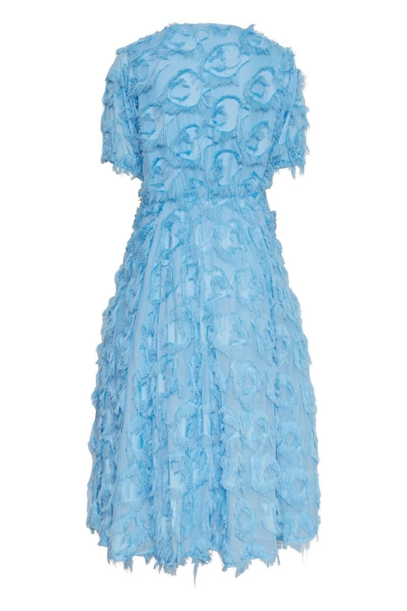 Y.A.S - Kjole - Yaspazylla 2/4 Midi Dress - Show Alaskan Blue