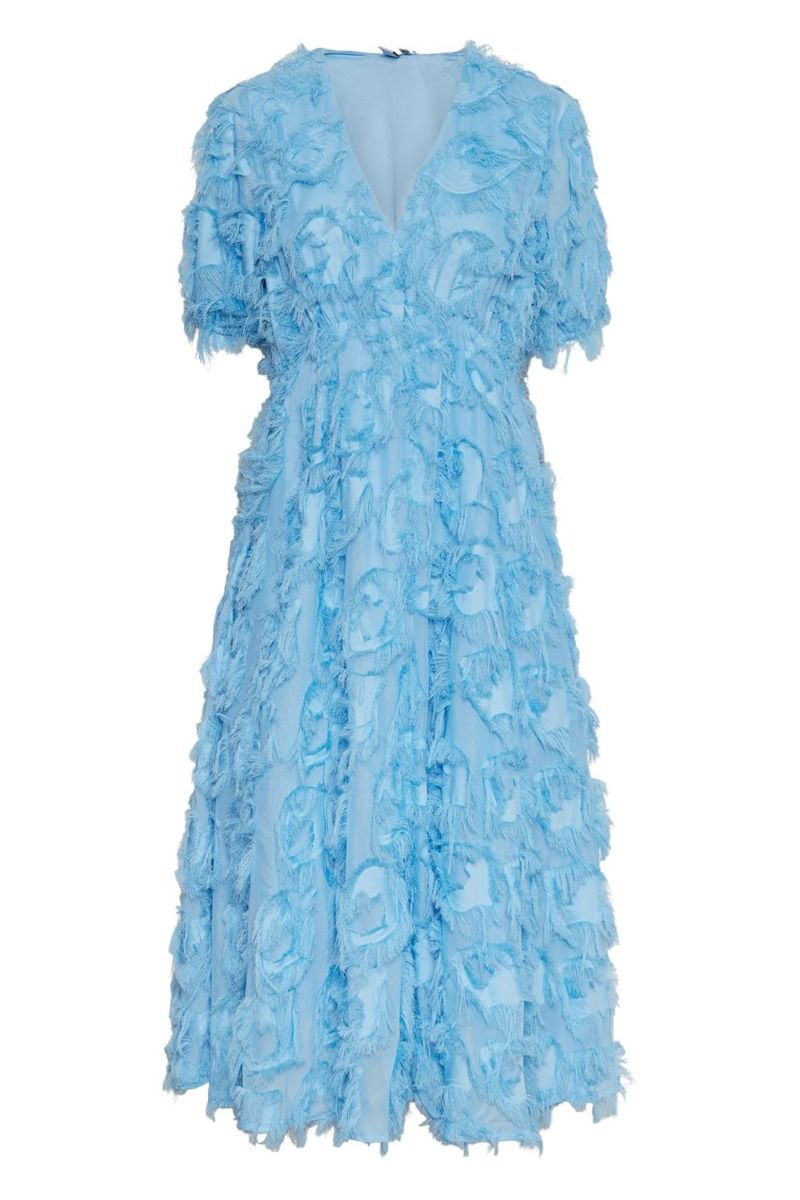 Y.A.S - Kjole - Yaspazylla 2/4 Midi Dress - Show Alaskan Blue