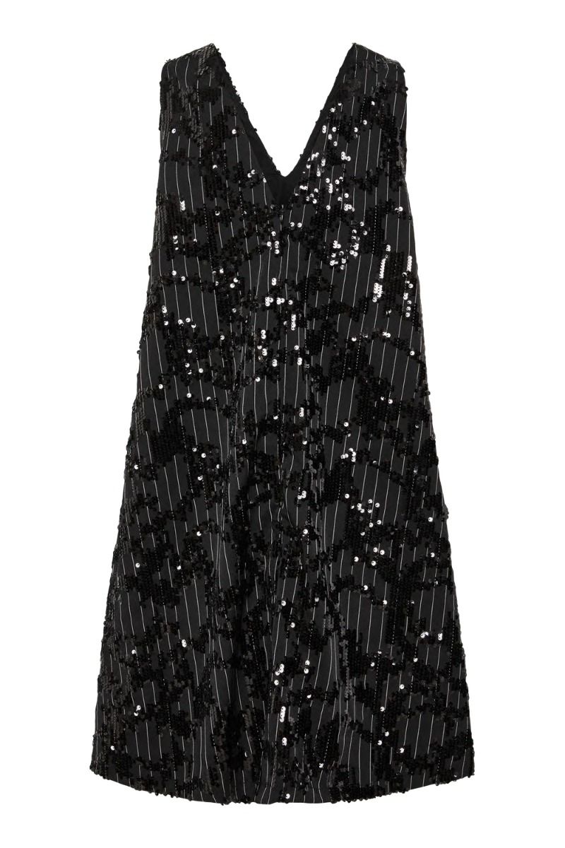 Y.A.S - Kjole - Yas Striby Sl Spencer Dress - Black