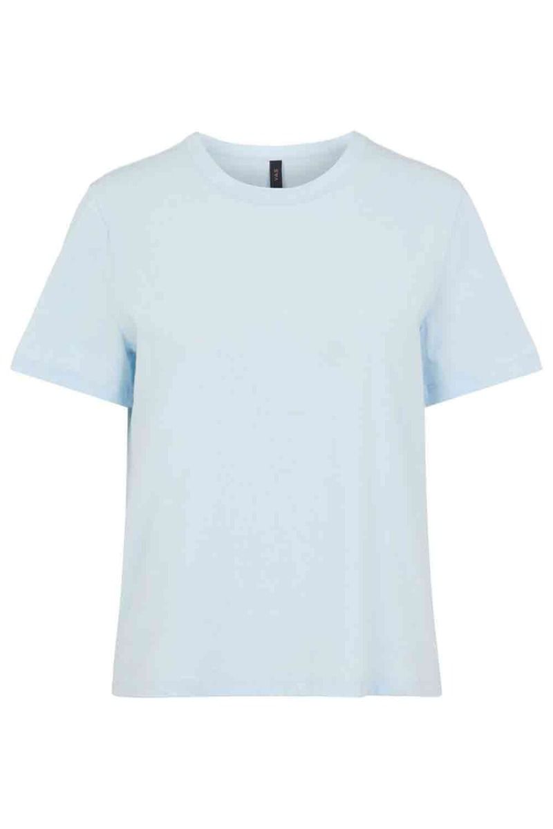 Y.A.S - T-shirt - Sarita O-neck Tee - Whispy Blue