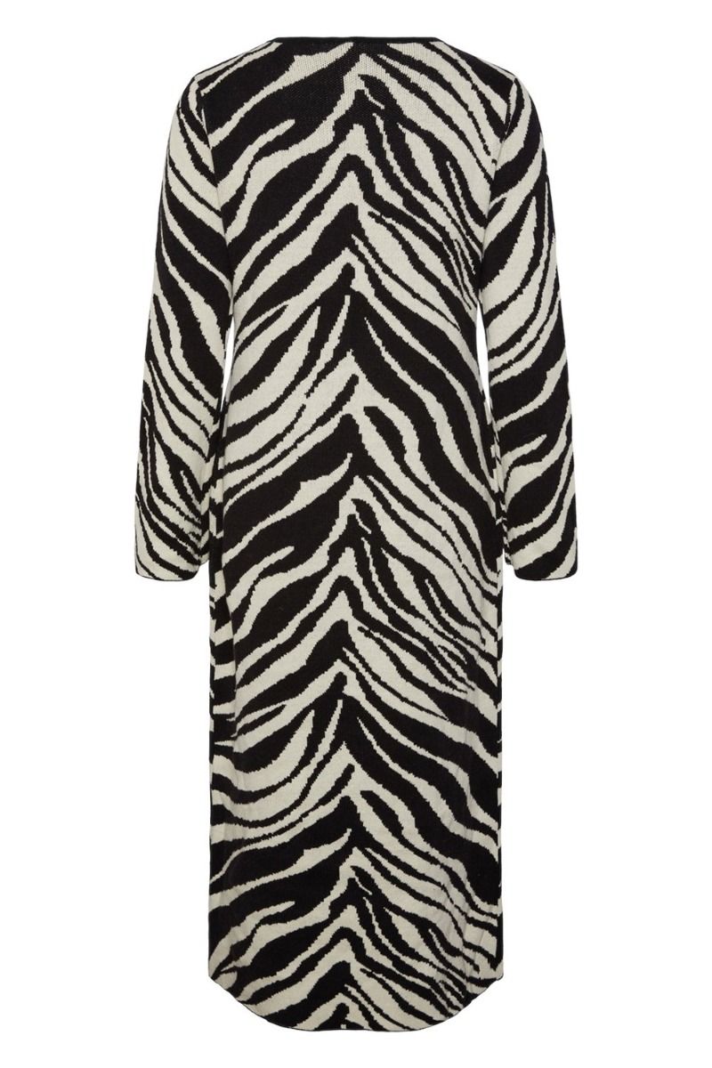 Y.A.S - Kjole - Yasmalla Ls Long Knit Dress S. - Birch