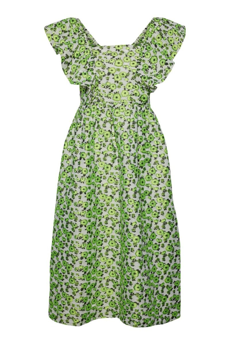 Y.A.S - Kjole - Yasshuna Sl Midi Dress - Wild Lime 