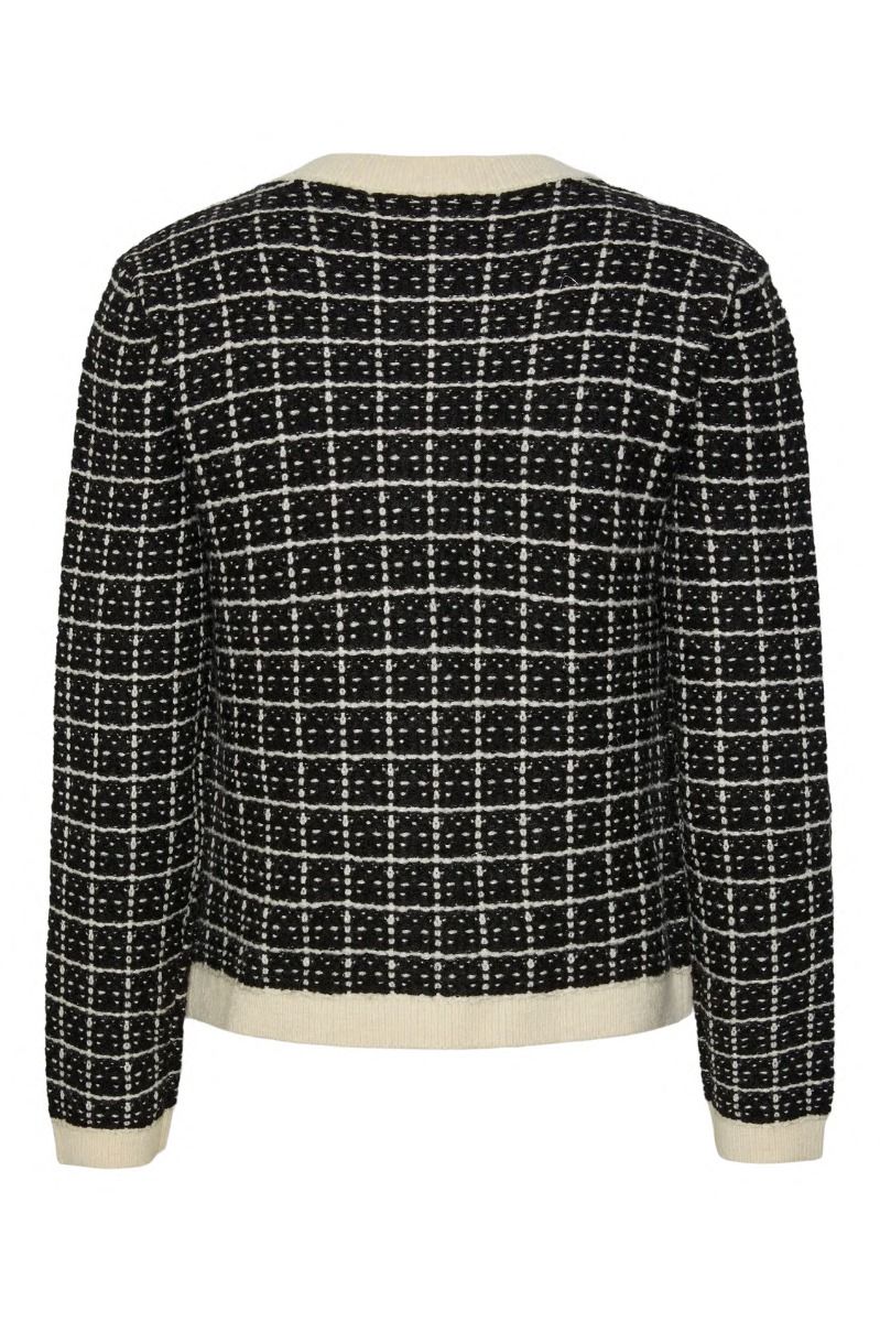 Y.A.S - Cardigan - Yas Livia Ls Short Knit Cardigan S. - Black