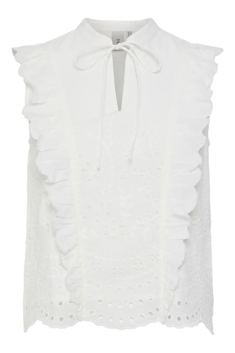 Y.A.S - Top - Luma Sl Top S. - Star White