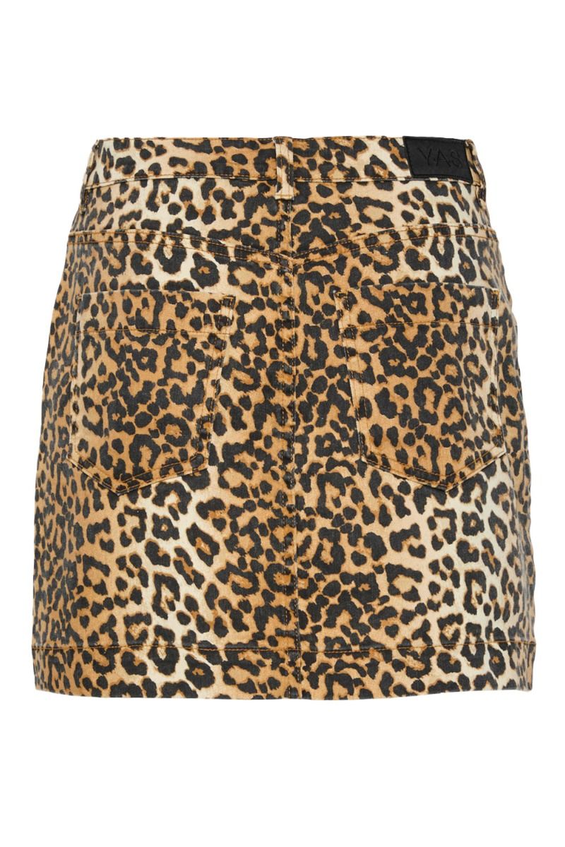 Y.A.S - Nederdel - Yasleonora Hw Denim Skirt Noos - Nomad