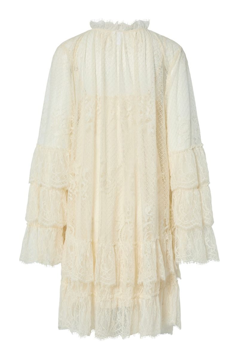 Y.A.S - Kjole - Neo Ls Lace Dress - Birch