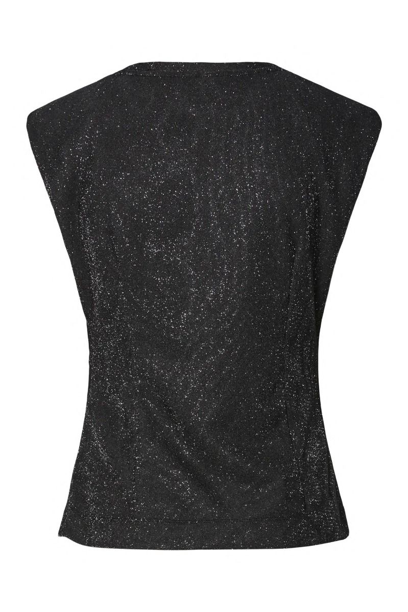 Y.A.S - Top - Nura SL Top - Dark Silver Colour