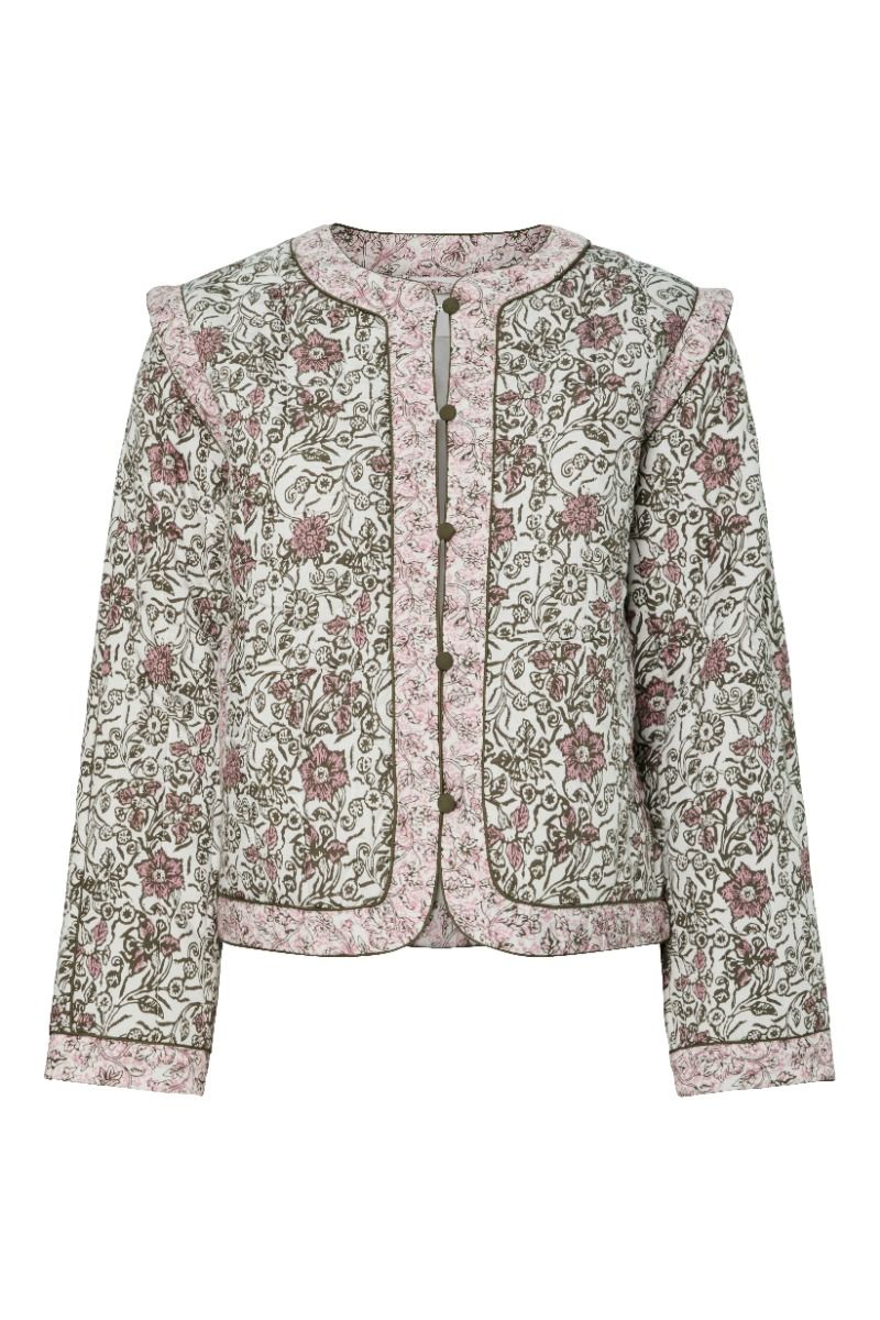 Y.A.S - Jakke - Yaspaula Ls Padded Jacket S. - Star White