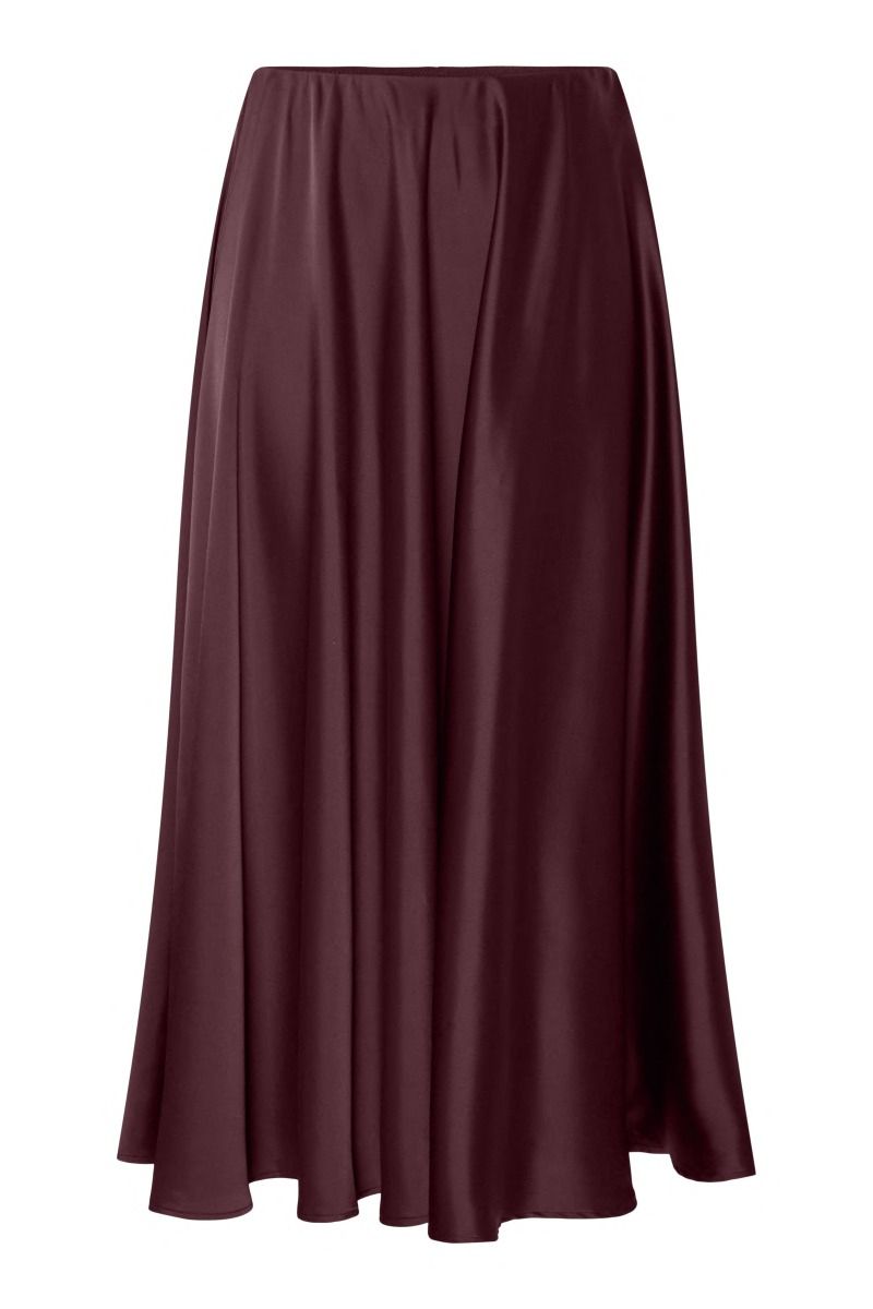 Y.A.S - Nederdel - Pella Hw Volume Ankle Skirt - Port Royale