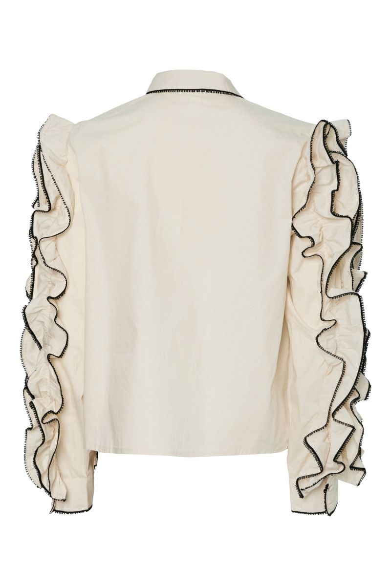 Y.A.S - Bluse - Yasreala Ls Shirt - Birch