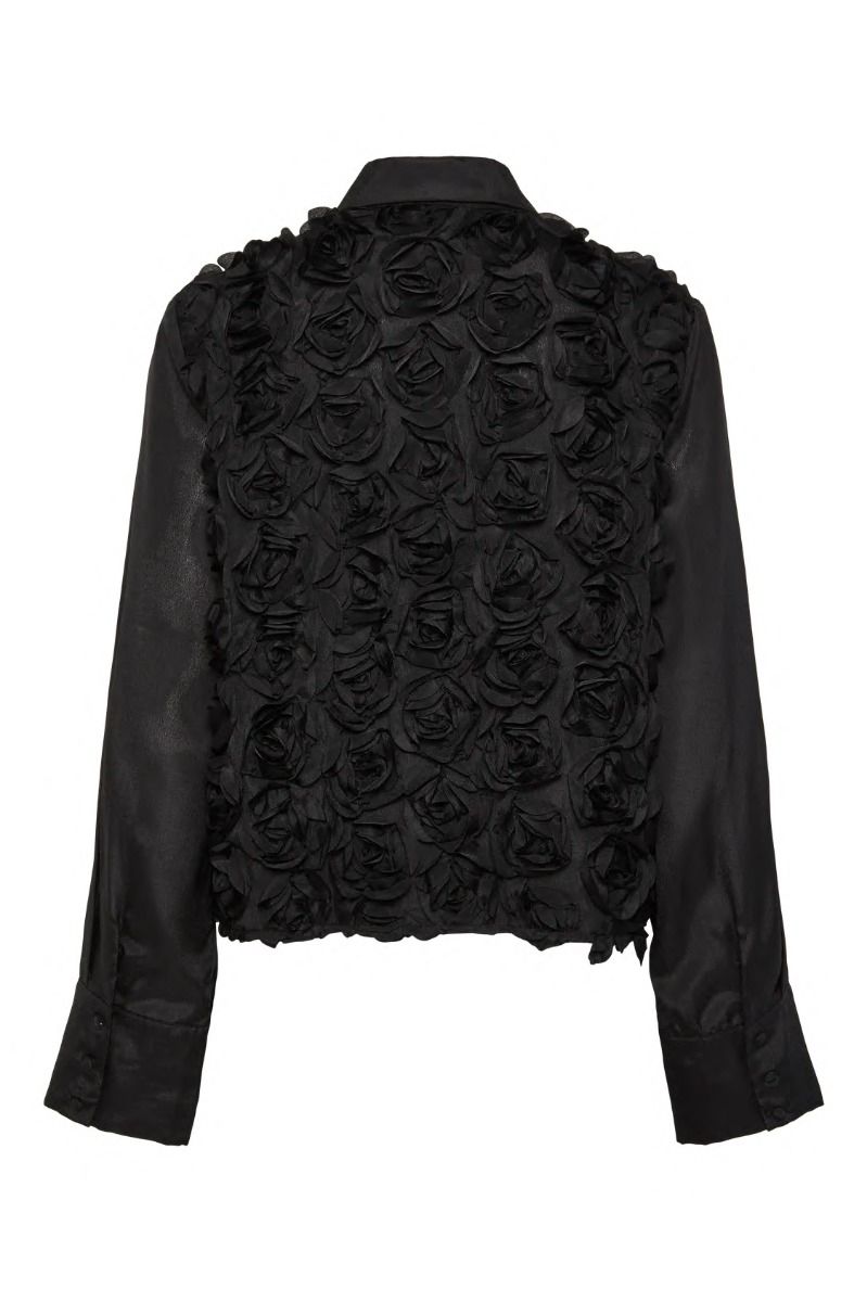 Y.A.S - Skjorte - Yasrosiva Ls Shirt - Black