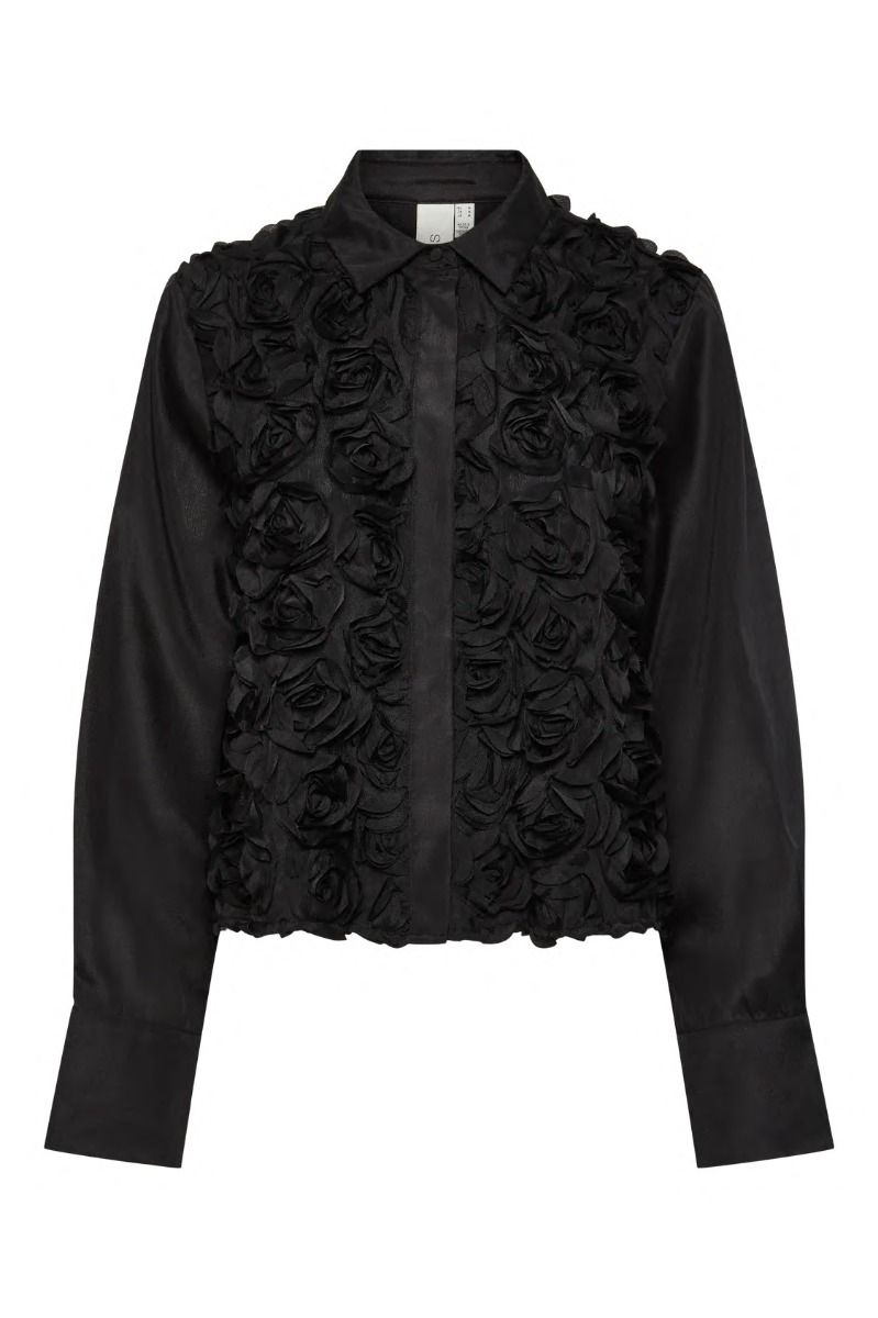 Y.A.S - Skjorte - Yasrosiva Ls Shirt - Black