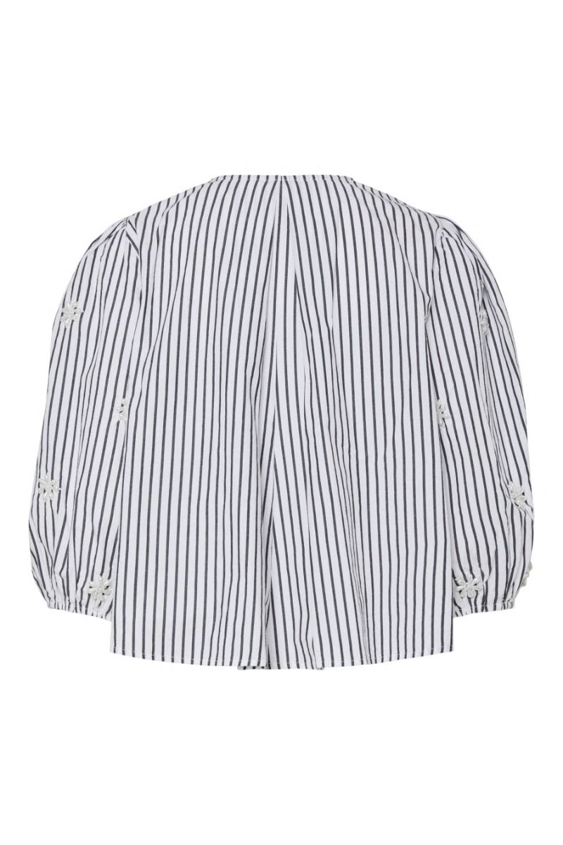 Y.A.S - Bluse - Yasemura 3/4 Top S. - Black