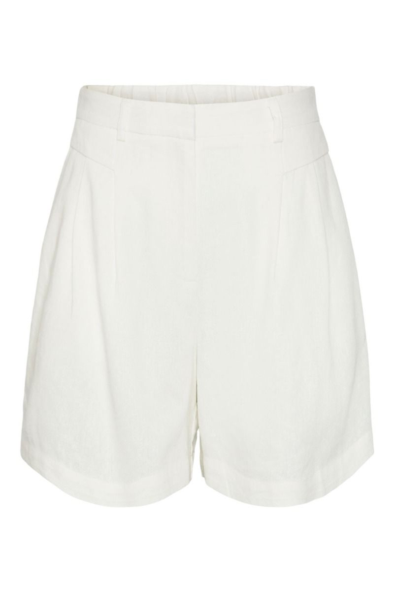 Y.A.S - Shorts - YAS Blooma HW Shorts - Star White