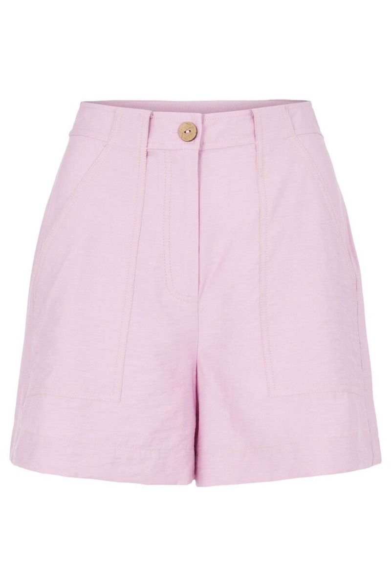 Y.A.S - Shorts - Leno HW Shorts - Pastel Lavender
