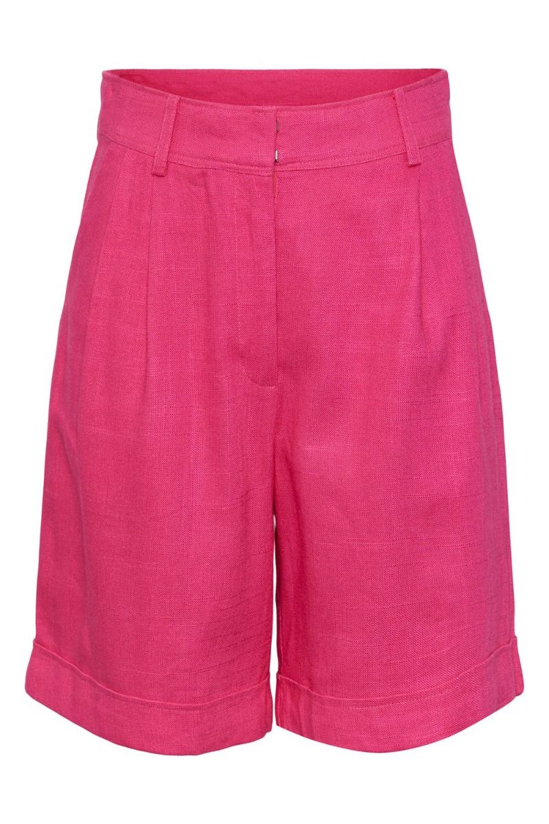 Y.A.S - Shorts - Prima Hw Long Shorts - Fuchsia Purple
