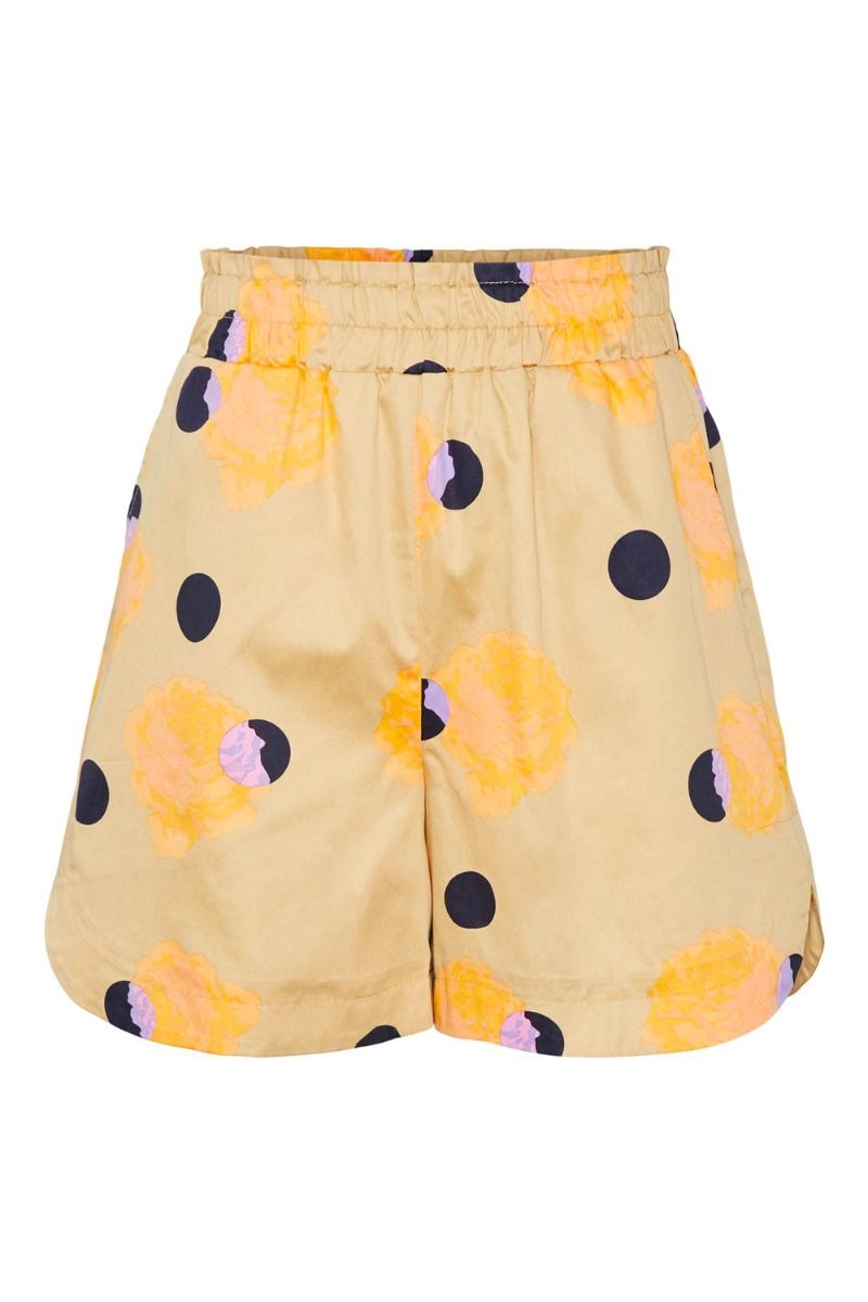 Y.A.S - Shorts - YAS Roxanne HW Shorts - Warm Sand