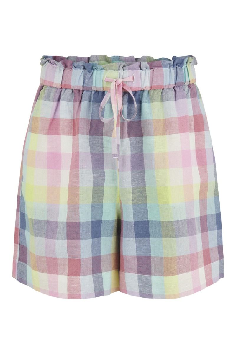 Y.A.S - Shorts - YAS Siro HW Shorts - Fairy Tale Checks
