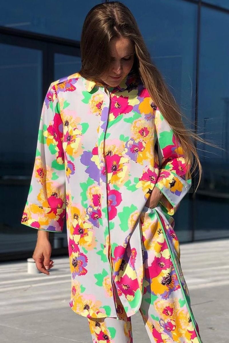 Y.A.S - Skjorte - Bobo 3/4 Long Shirt - Star White