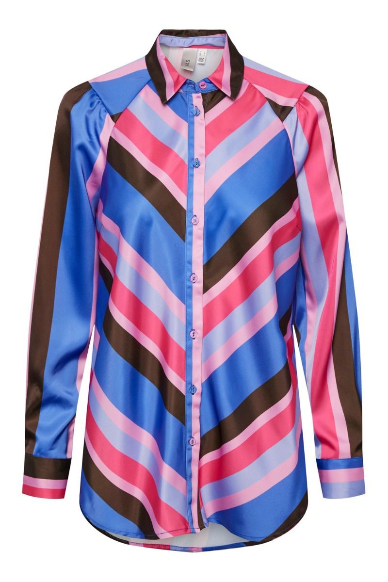 Y.A.S - Skjorte - Calla LS Shirt - Beetroot Purple