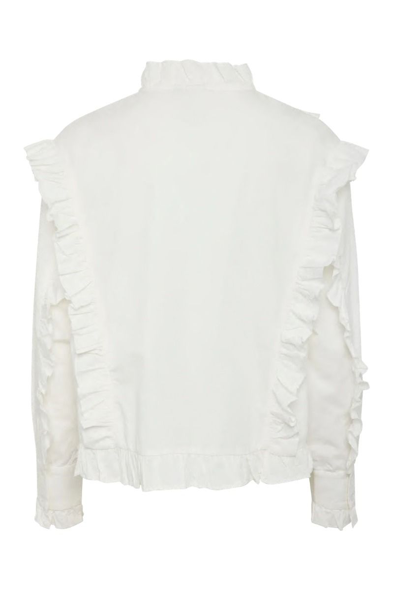 Y.A.S - Skjorte - Yascotco Ls Shirt - Ex Star White