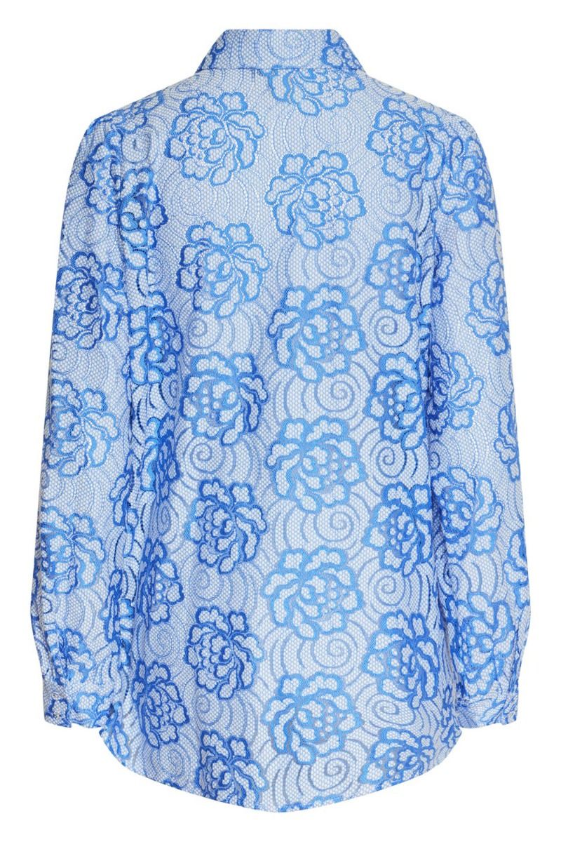 Y.A.S - Skjorte - Yasisa LS Shirt - Palace Blue