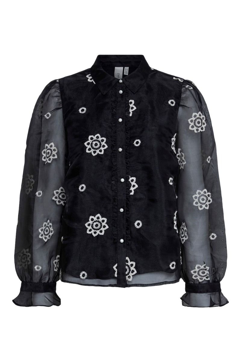 Y.A.S - Skjorte - Lisa Ls Shirt - Black