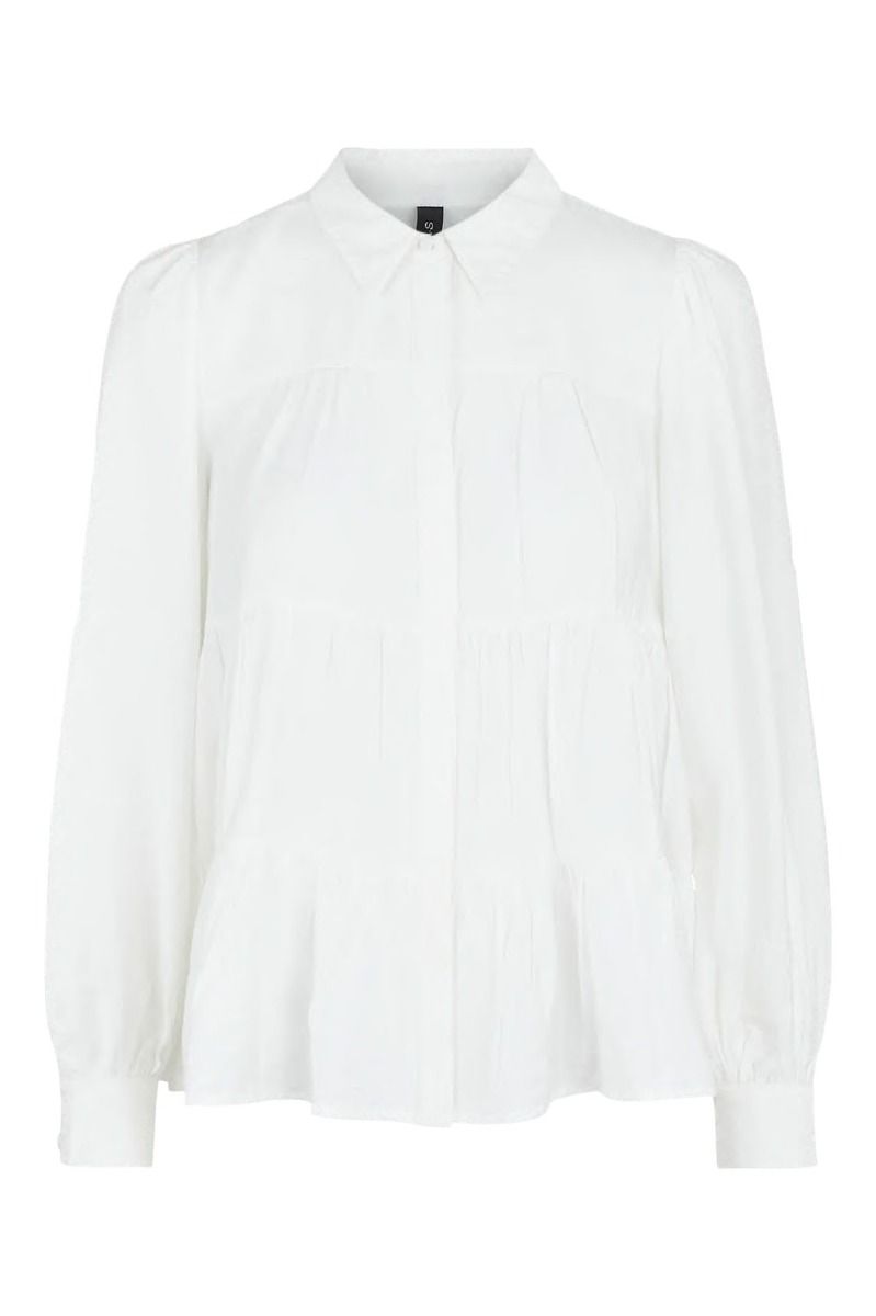 Y.A.S - Skjorte - Yaspala Ls Shirt - Star White