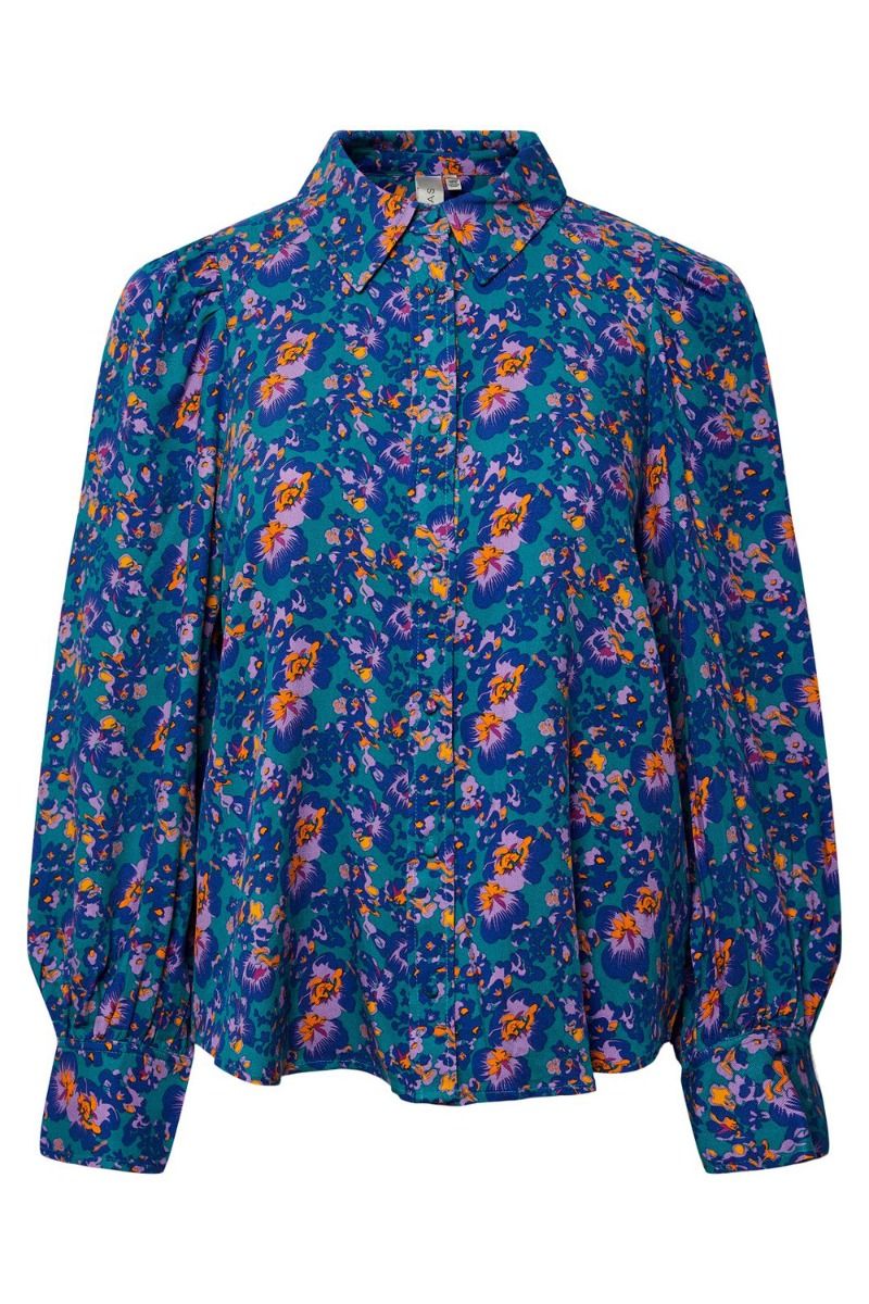 Y.A.S - Skjorte - Yasorchi LS Shirt S. - Deep Lake