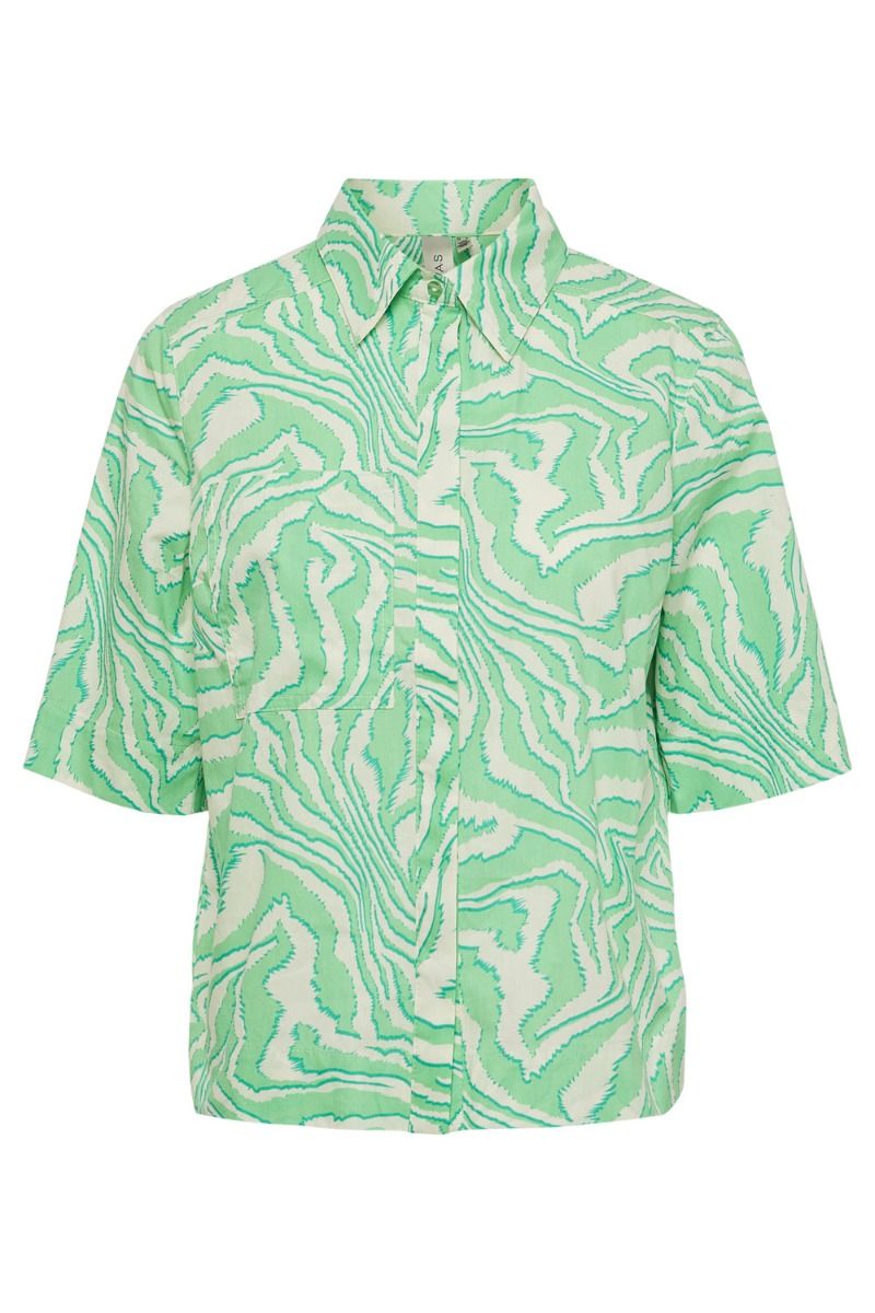 Y.A.S - Skjorte - YAS Zena 2/4 Shirt - Whisper White