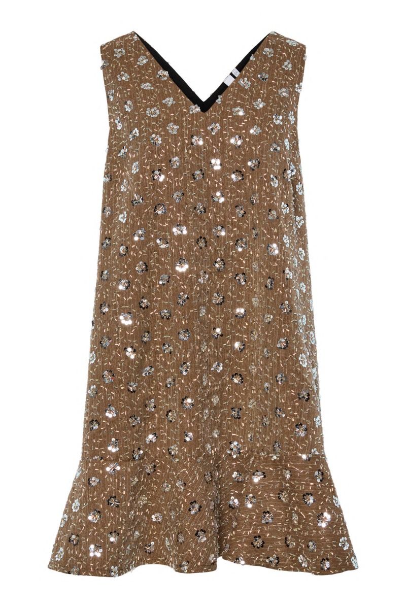 Y.A.S - Kjole - Soller SL Dress - Taupe Gray