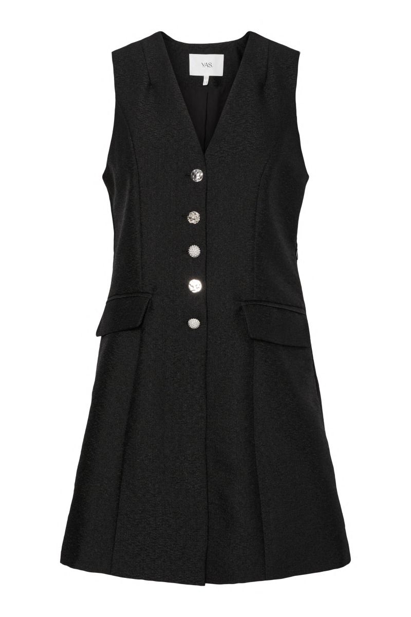 Y.A.S - Kjole - Spira Spencer Dress - Black