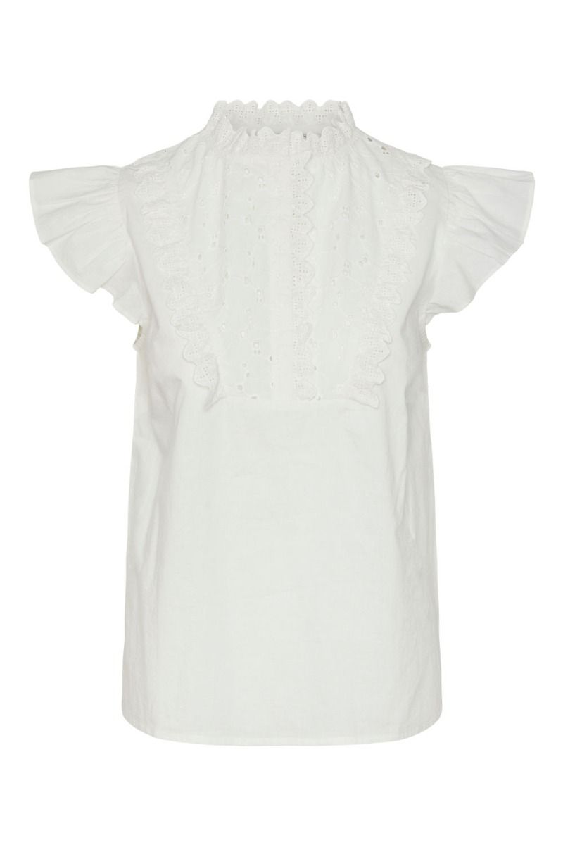 Y.A.S - Top - YAS Kulbira Sl Top - Star White