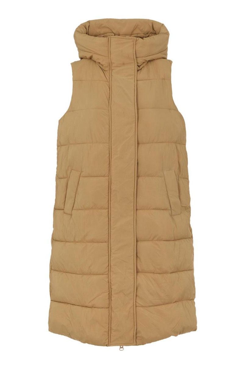Y.A.S - Vest - Lira Padded Vest - Ermine