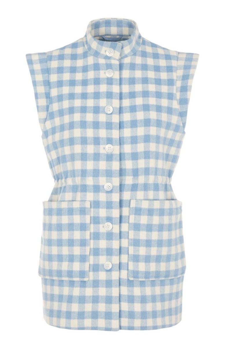 Y.A.S - Vest - Mathilda Waistcoat - Whispy Blue