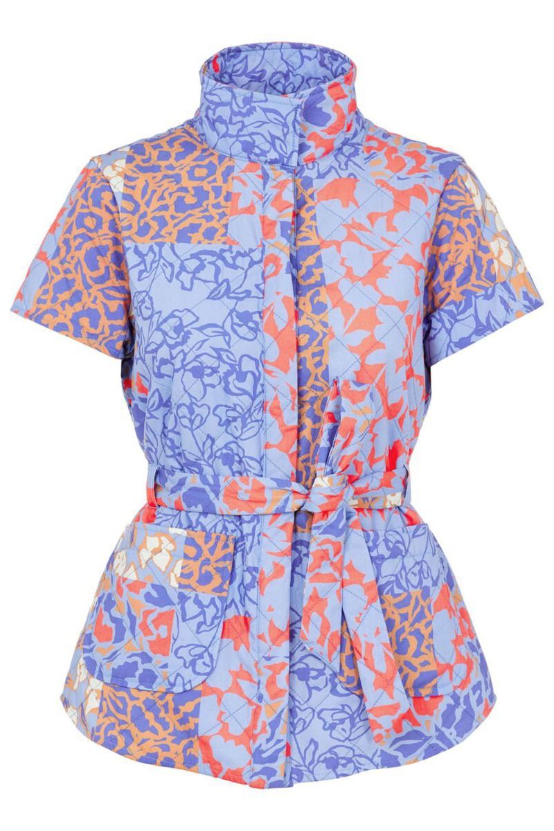 Y.A.S -  Vest - Pitcha SL Quiltet Vest - Jacaranda/pitcha