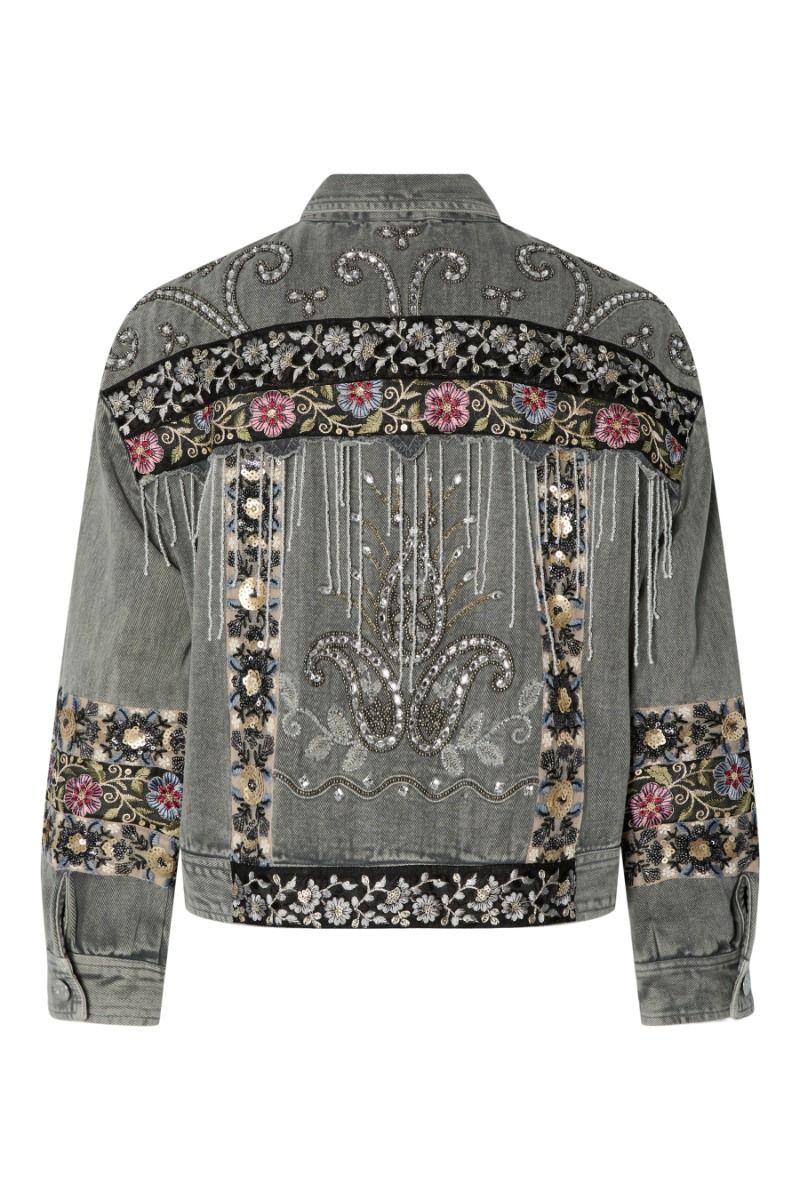 Y.A.S - Jakke - Yasvision Ls Oversize Jacket - Fest Medium Grey Denim