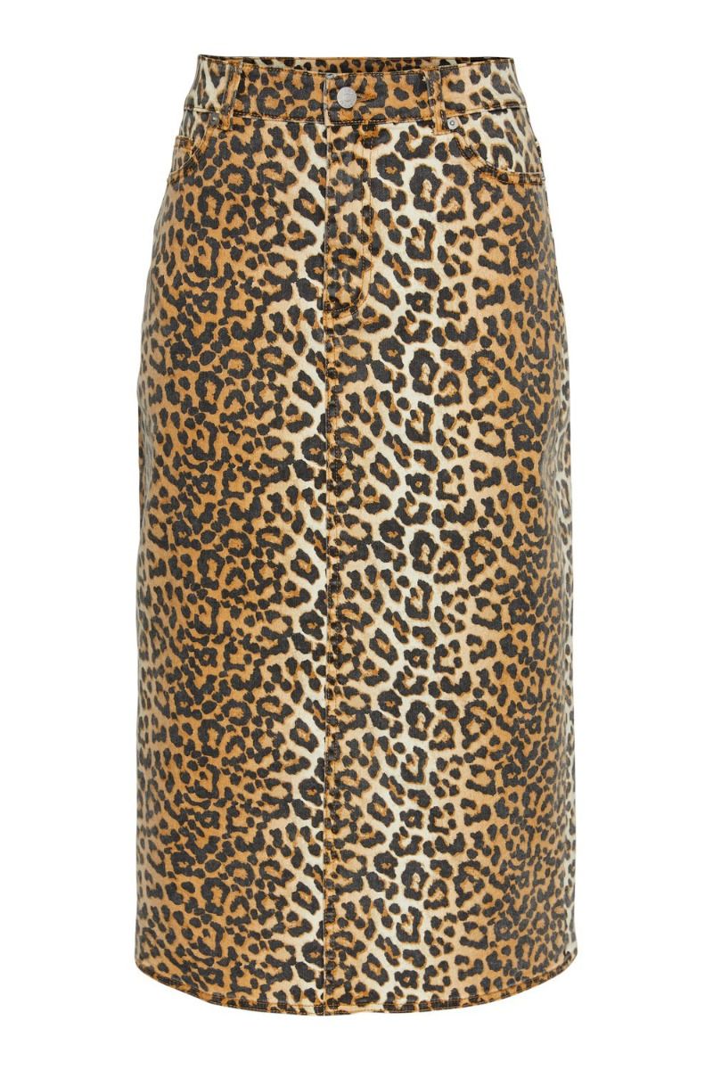 Y.A.S - Nederdel - Yasleonora Hw Denim Skirt  - D2D Nomad