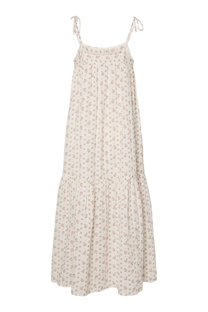 Y.A.S - Kjole - Yona Sl Ankle Dress S. - Star White 