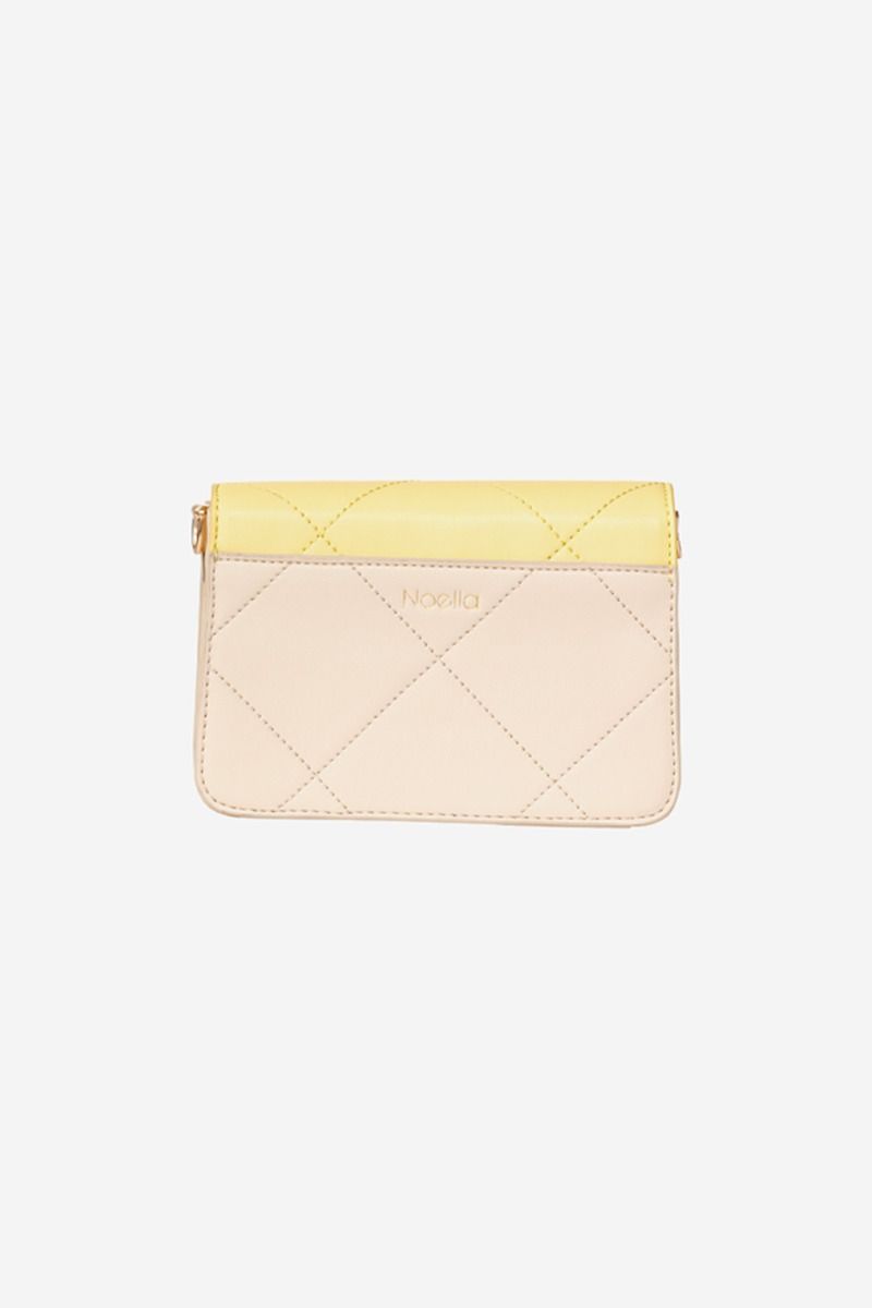 Noella - Taske - Blanca Multi Small Bag - Yellow/nude/drk.Nude