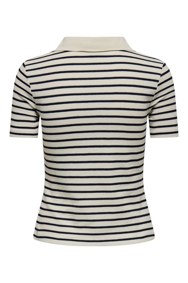 JDY - T-shirt - Roma S/S Polo Top - Tapioca