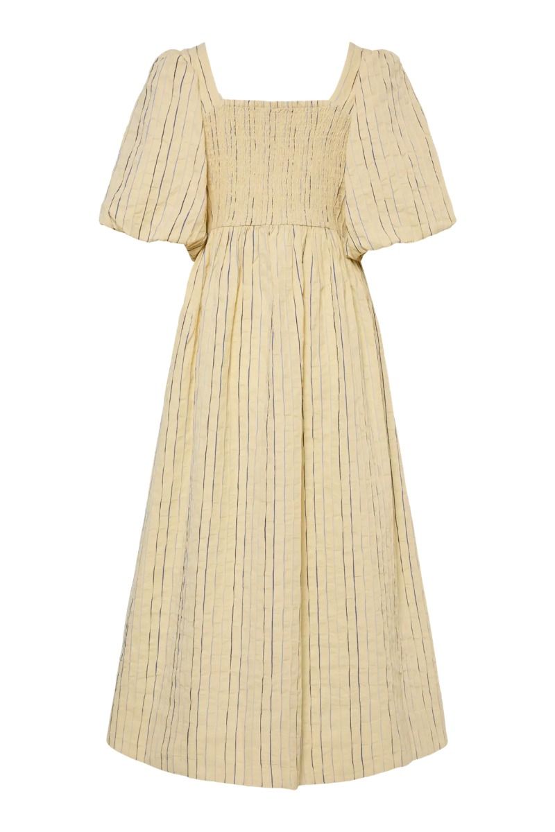 Y.A.S - Mellow 2/4 Midi Dress - French Vanilla (Levering midt maj)
