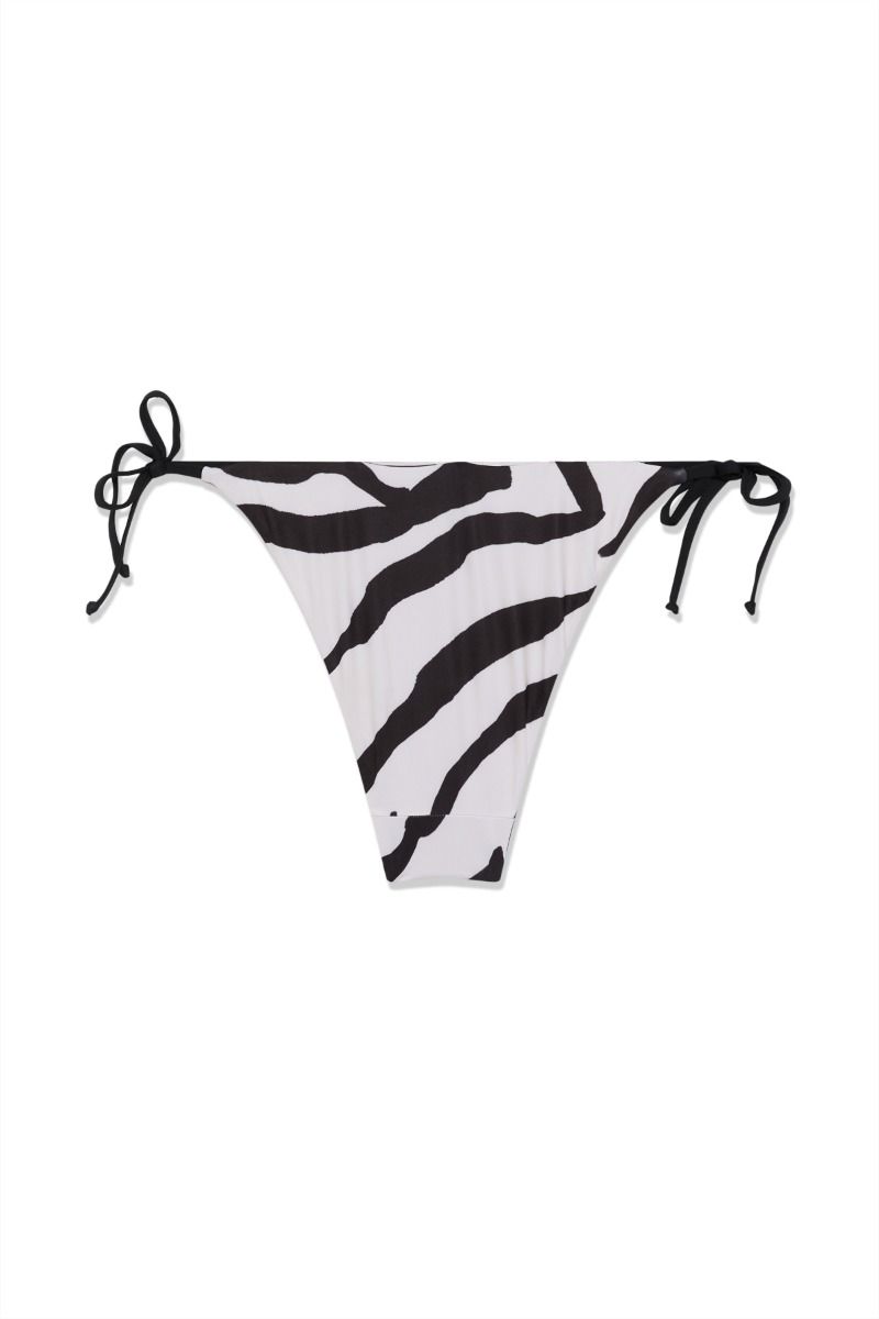 Gestuz - Bikini - GZzaiba Bikini Bottom Graphic Black White Animal (Levering slut april)